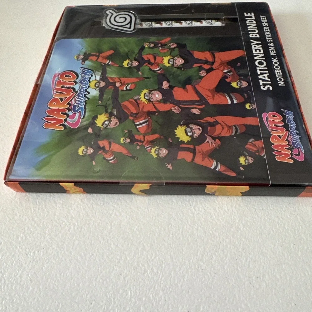 Naruto Shippuden Stationery Bundle Notebook Pen‎ Topper Holographic Sticker